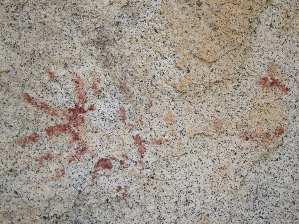 Sun Pictograph near Canebrake